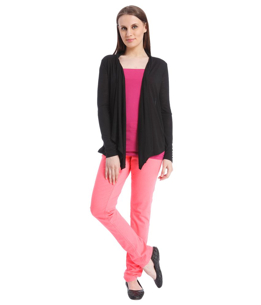 Buy ONLY Black Full Sleeves Shrug Online at Best Prices in India - Snapdeal