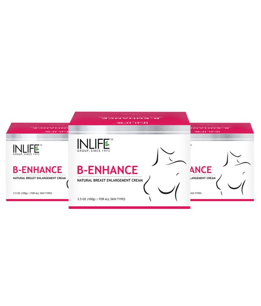 INLIFE Natural Breast Enlargement Cream 100 g (Pack of 3 ...