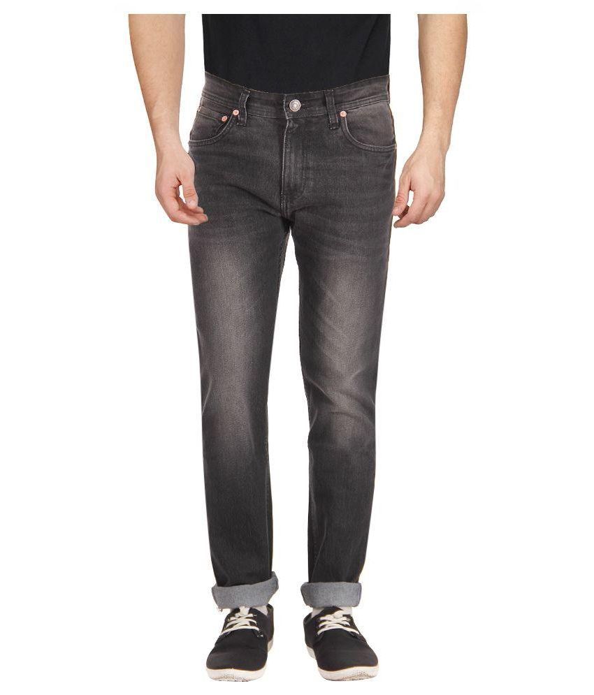 Levi's Black Slim Fit Faded Jeans - Buy Levi's Black Slim Fit Faded ...