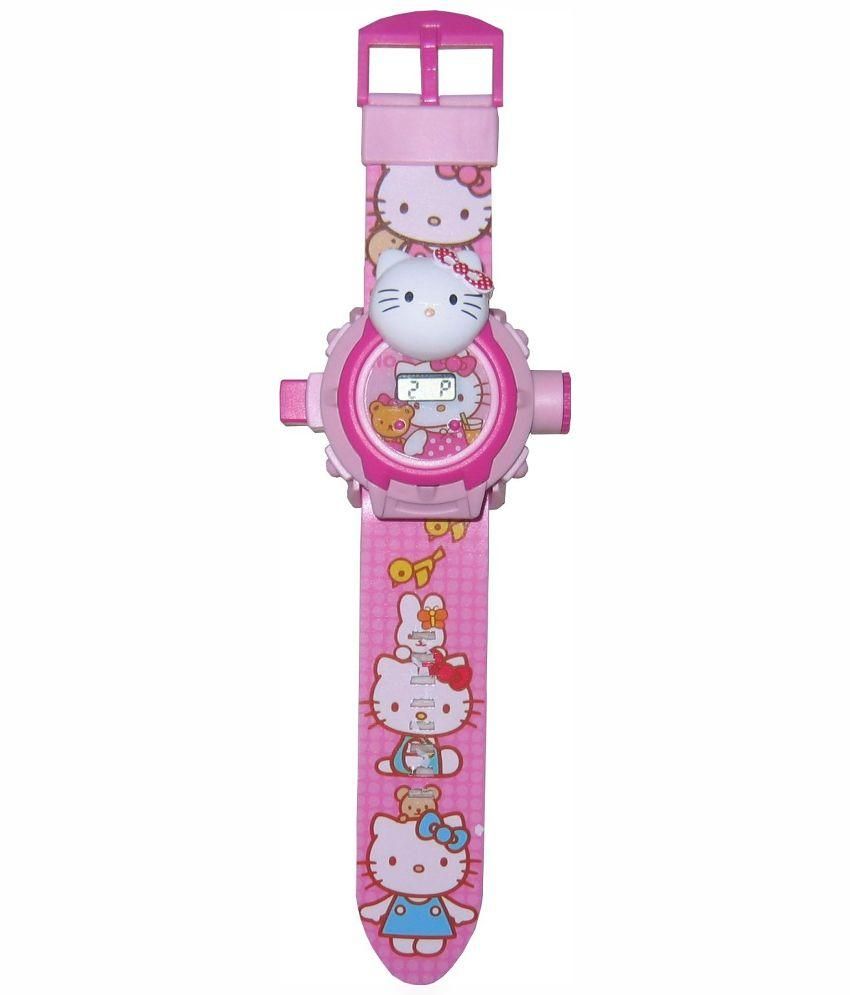 Hello Kitty Pink Digital Watch for Kids Price in India: Buy Hello Kitty