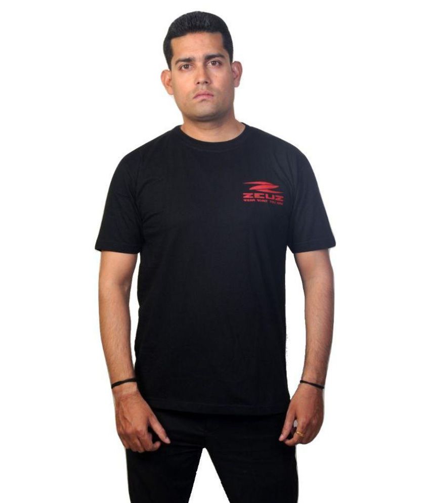 Zeus Black Polo T Shirts - Buy Zeus Black Polo T Shirts Online at Low ...