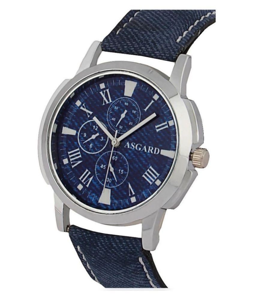 Asgard Blue Analog Watch - Buy Asgard Blue Analog Watch Online at Best