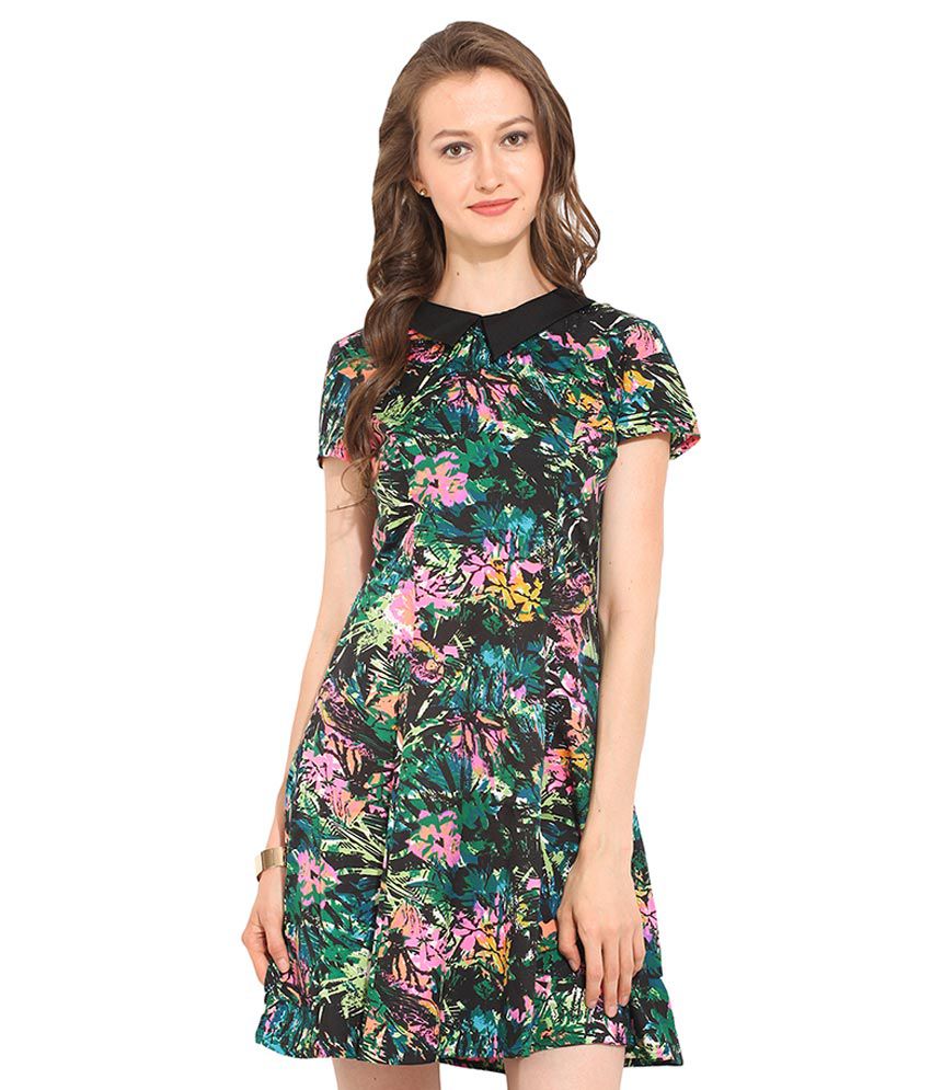 MSMB Multi Color Polyester Dresses - Buy MSMB Multi Color Polyester ...