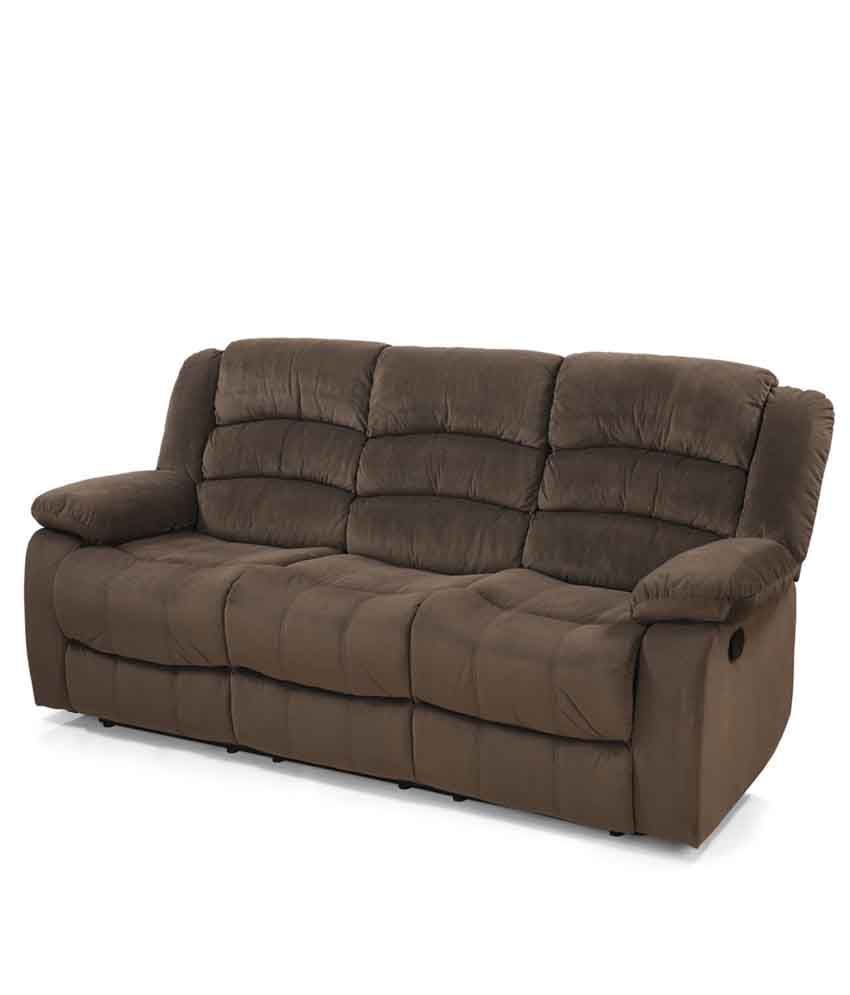 Royal Oak Divine Fabric 3 Seater Recliner Buy Royal Oak Divine Fabric