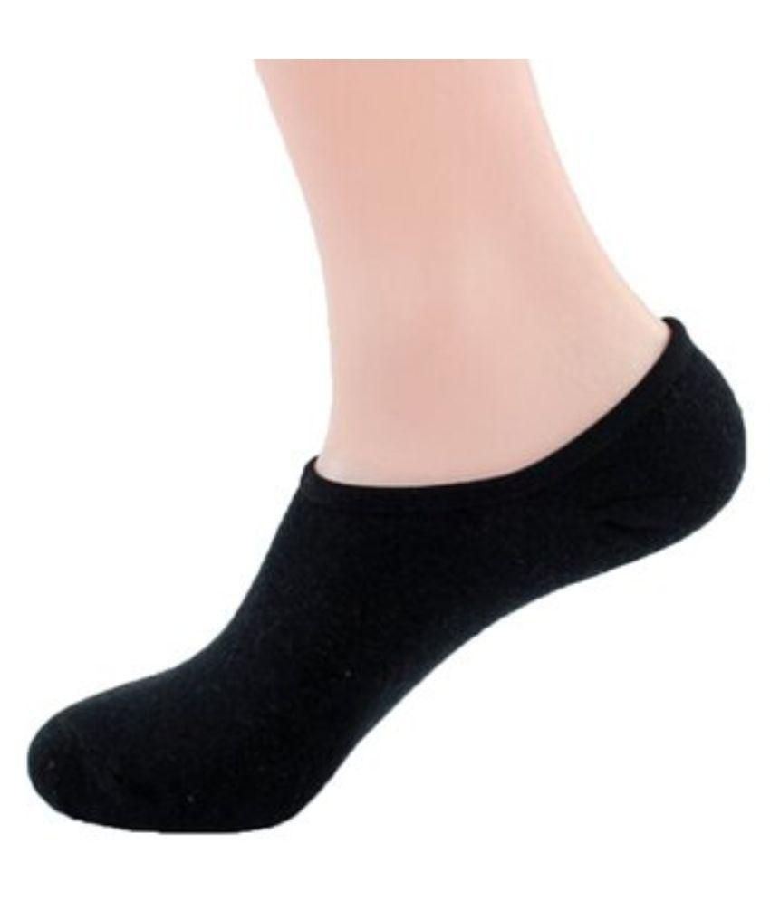     			Tahiro Black Cotton Socks for Women