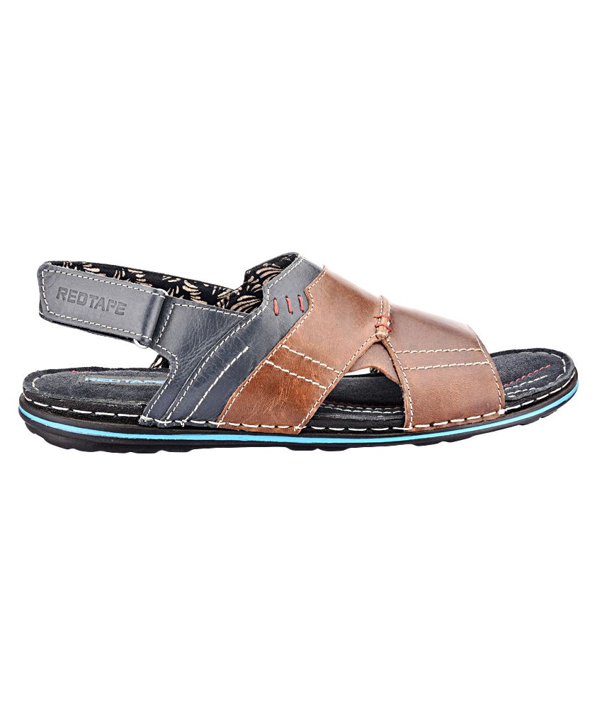 Red Tape RSS1882 Brown Sandals Price in India- Buy Red Tape RSS1882 Brown Sandals Online at Snapdeal