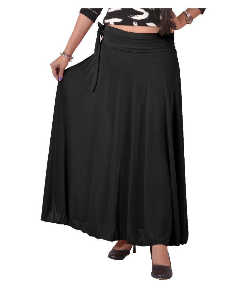 lycra maxi skirt