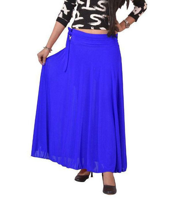 lycra maxi skirt