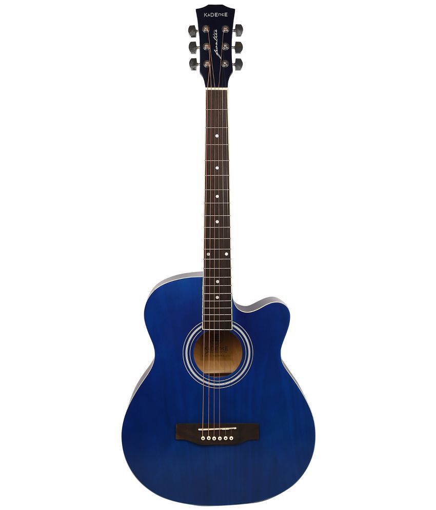 Kadence Blue Acoustic Guitar With Bag, Strap, Strings And 3 Picks Buy