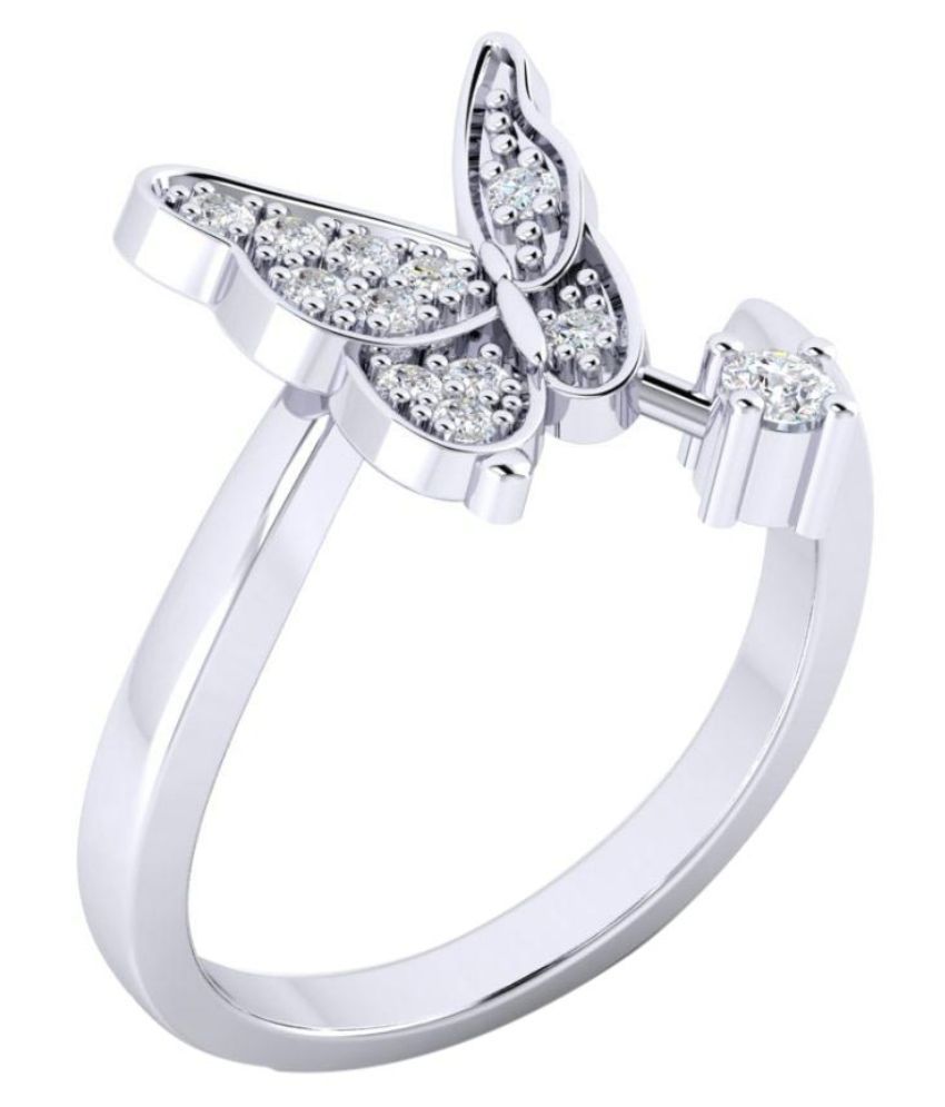Caratnation 14kt Gold Studded Ring