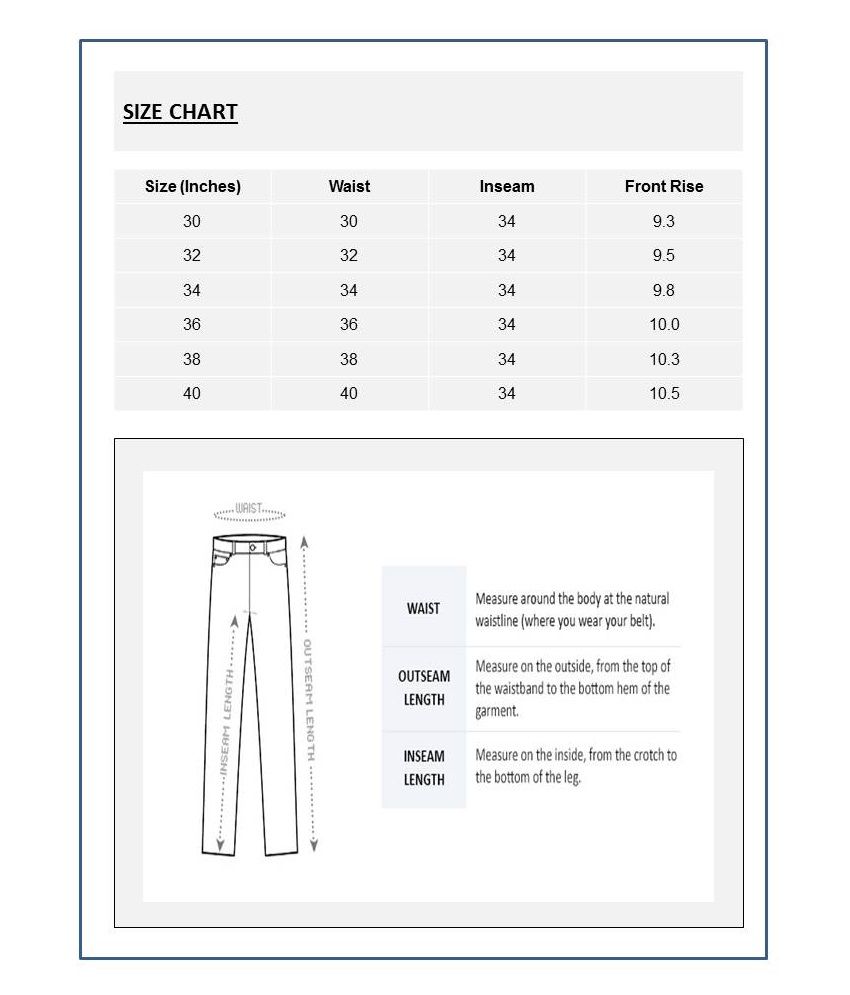 pepe jeans size chart