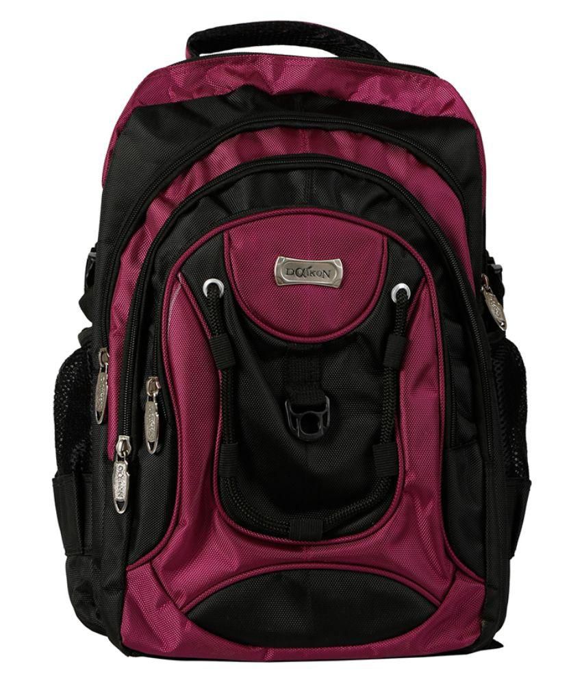 Daikon Black Polyester School Bag: Buy Online at Best Price in India ...