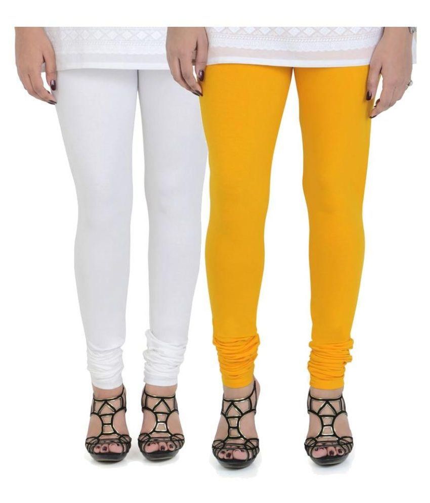 Lgrl Multicolored Cotton Leggings Pack Of 2 Price in India Buy Lgrl