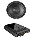 JBL 1200 Watts 30.48 cm Car Subwoofer with JBL GX-A602 2-Channel Full Range Amplifier