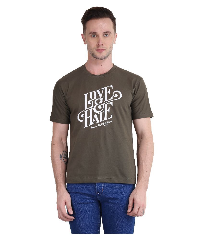     			British Terminal Brown Round T Shirt