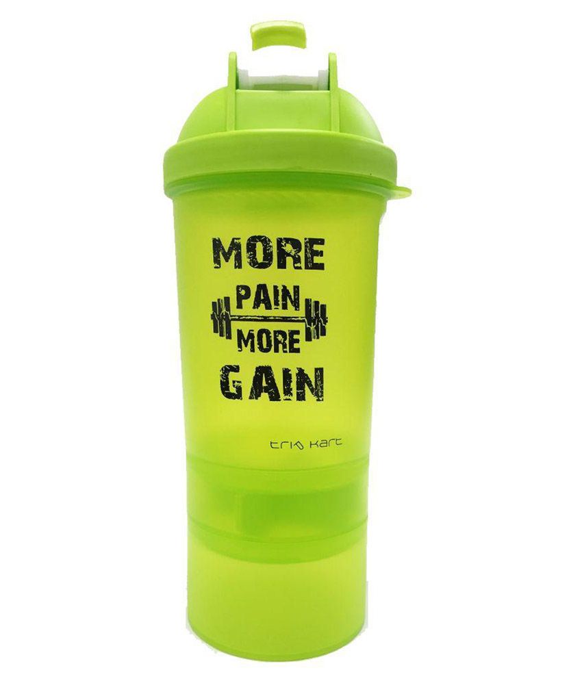 Tripkart Green Shaker Bottle 500 ml Buy Online at Best Price on Snapdeal