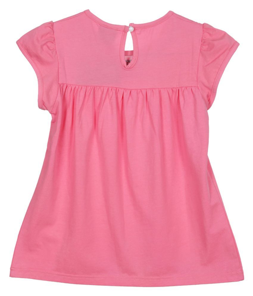 Lilliput Pink Cotton Tops For Girls - Buy Lilliput Pink Cotton Tops For ...