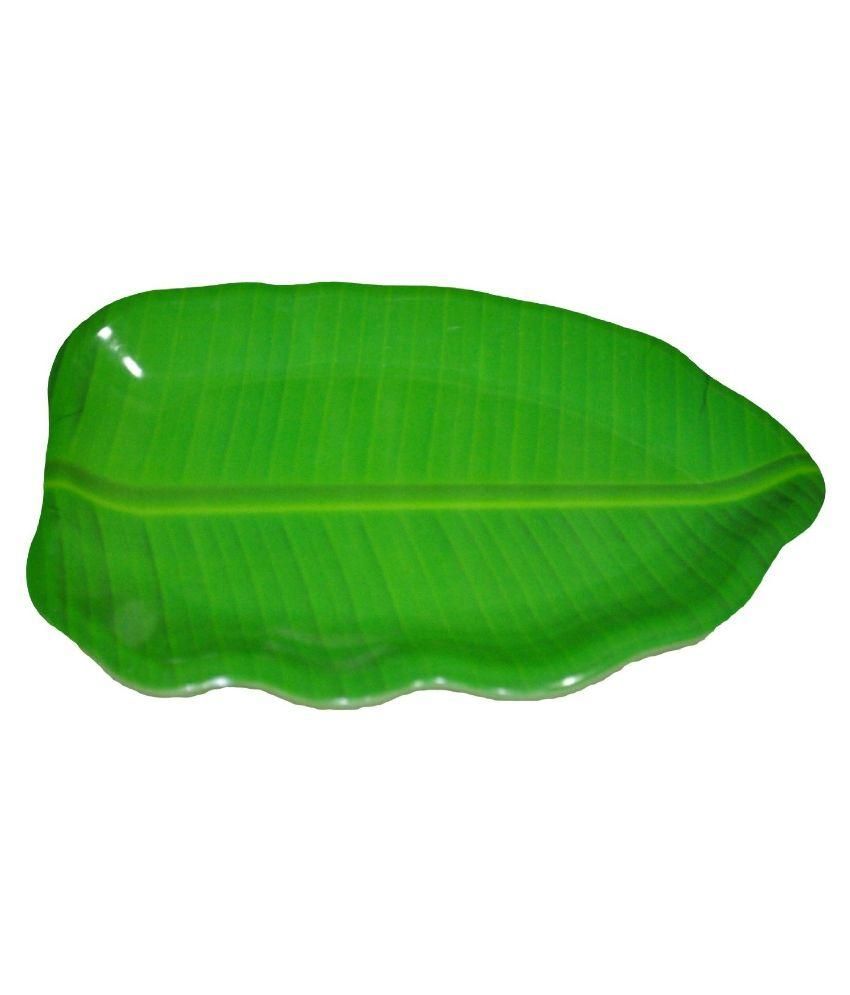 Majeetha Enterpreses Banana Leaf Plates Set Of 2 Buy Online At Best 