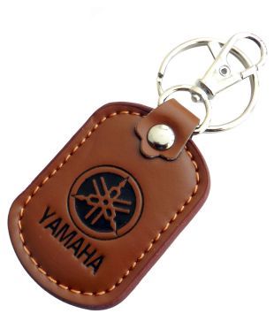 yamaha leather keychain