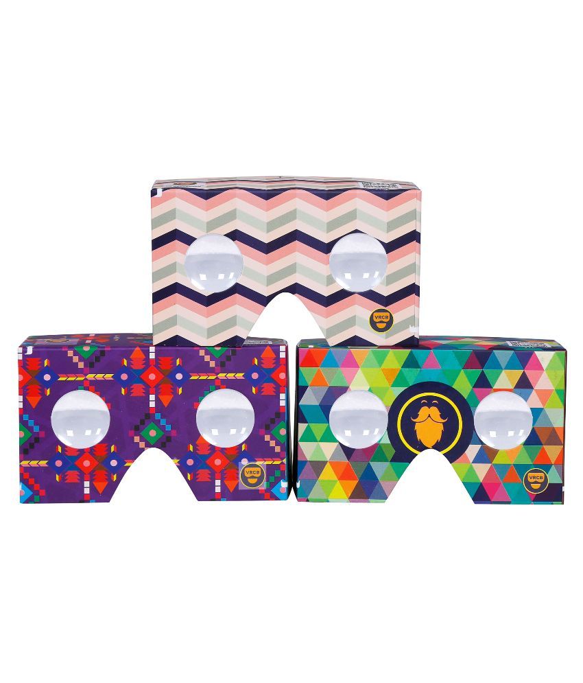 Buy Vrcardboard Multicolor V2 0 Google Cardboard Kit 3 Pieces Online At Best Price In India Snapdeal