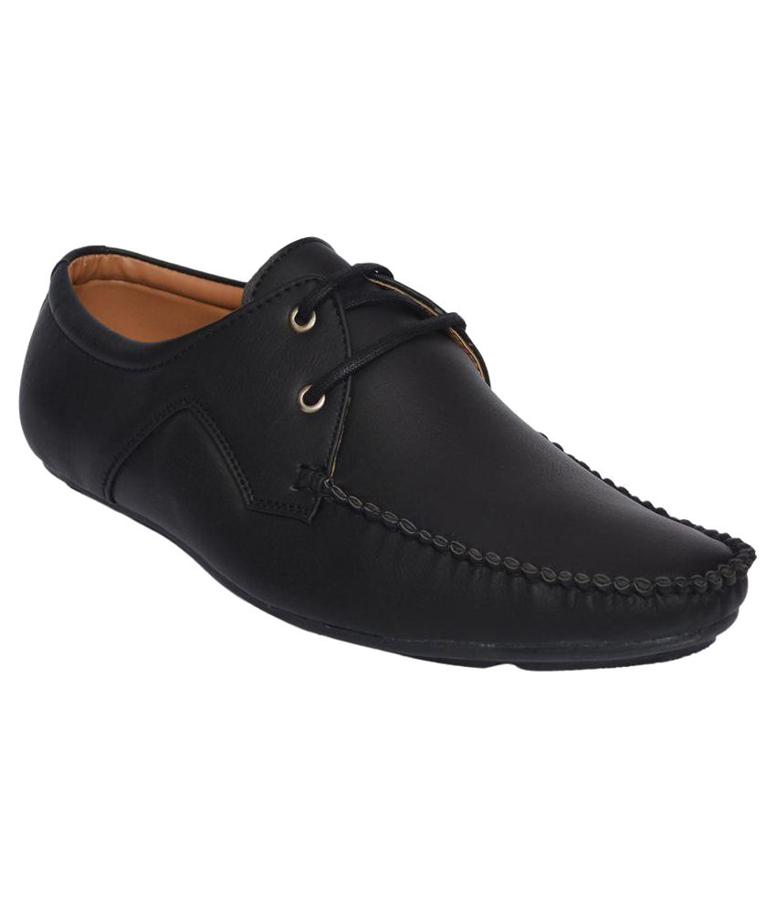 Desi Juta Black Slip-on Shoes - Buy 