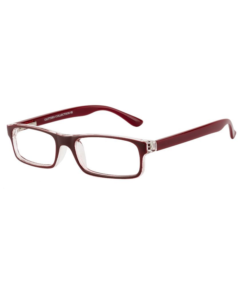 Buy Glitters Red Rectangle Spectacle Frame ( B1214C5 ) at Best Prices ...