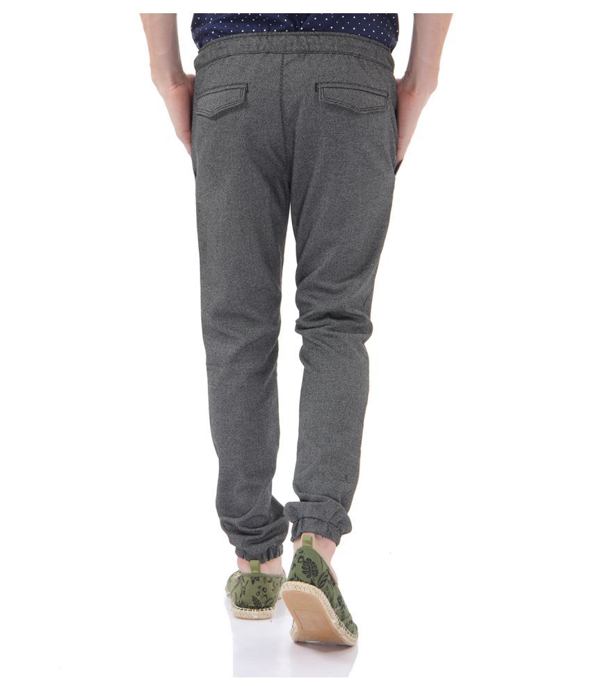 grey polyester joggers