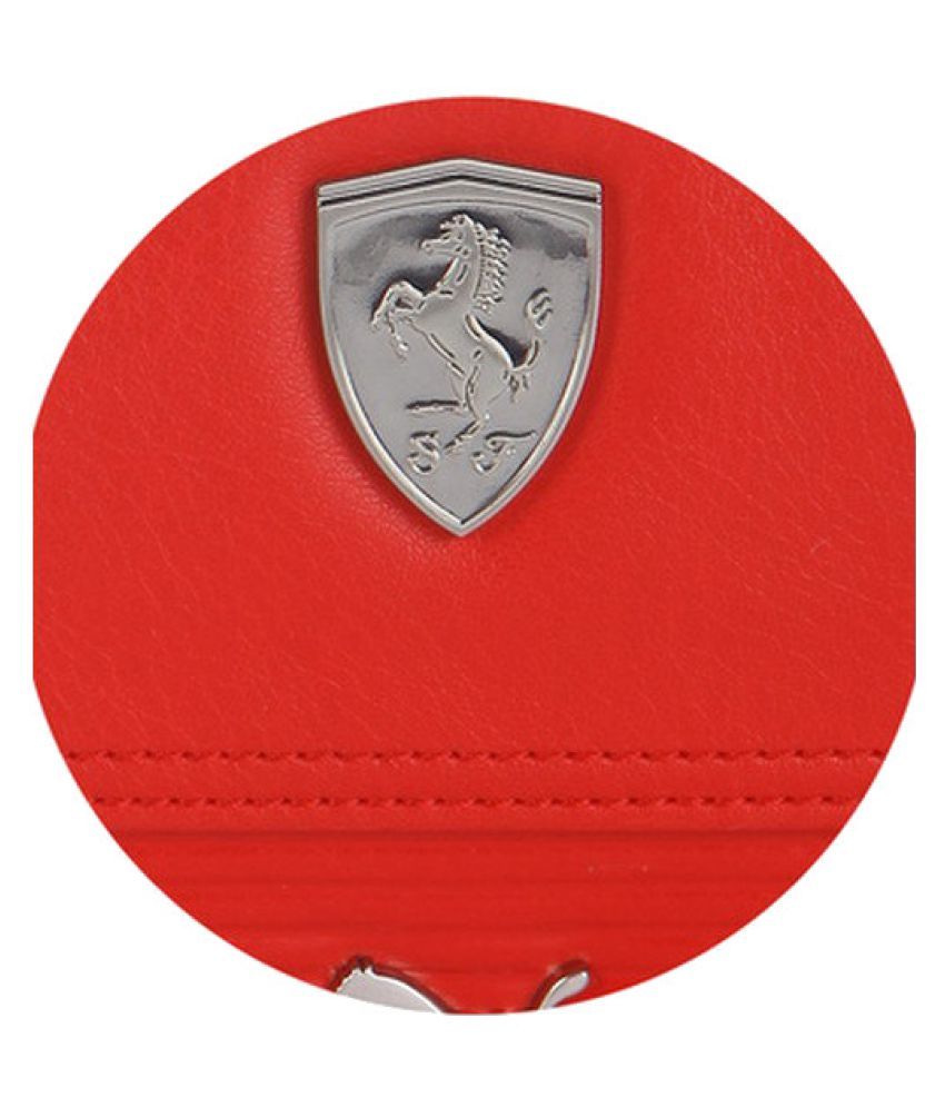 puma red wallet