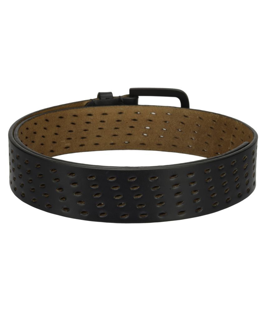 Phive Rivers Black Leather Casual Belts Buy Online at Low Price in