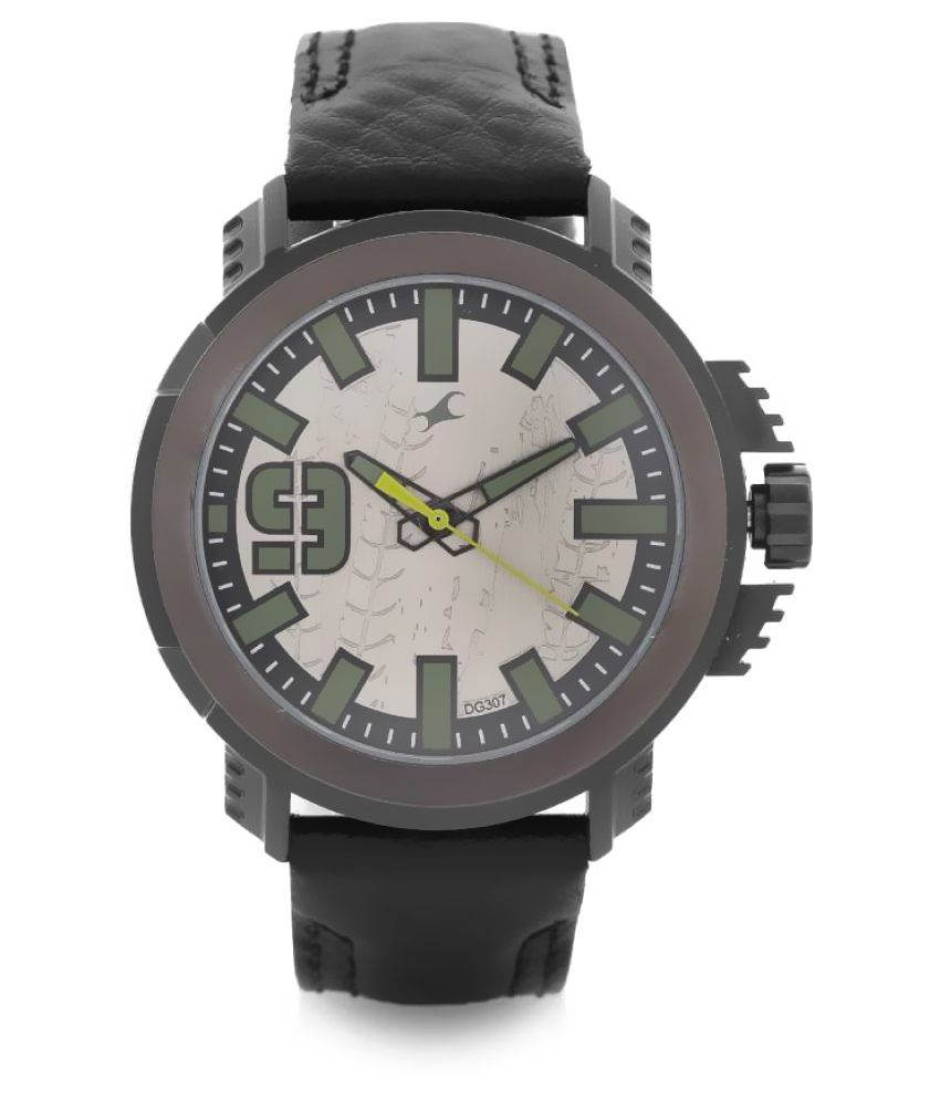 fastrack dual time analog watch