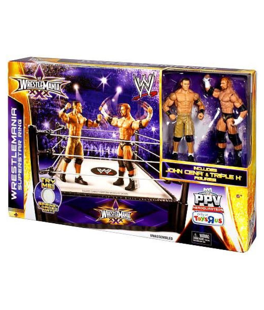 wwe wrestlemania ring playset