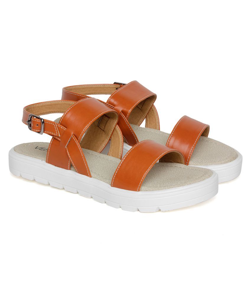 comfortable tan flats