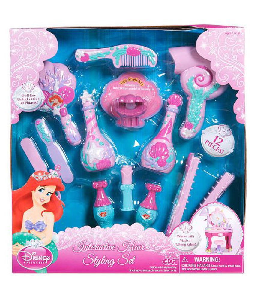 Disney Princess Interactive Hair Styling Set - Ariel - Buy Disney Princess  Interactive Hair Styling Set - Ariel Online at Low Price - Snapdeal