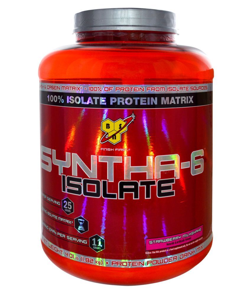 Bsn Syntha 6 Isolate Mix 4 Lb Strawberry Buy Bsn Syntha 6 Isolate Mix 4 Lb Strawberry At Best Prices In India Snapdeal