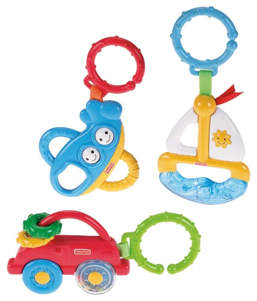 fisher price rattle set