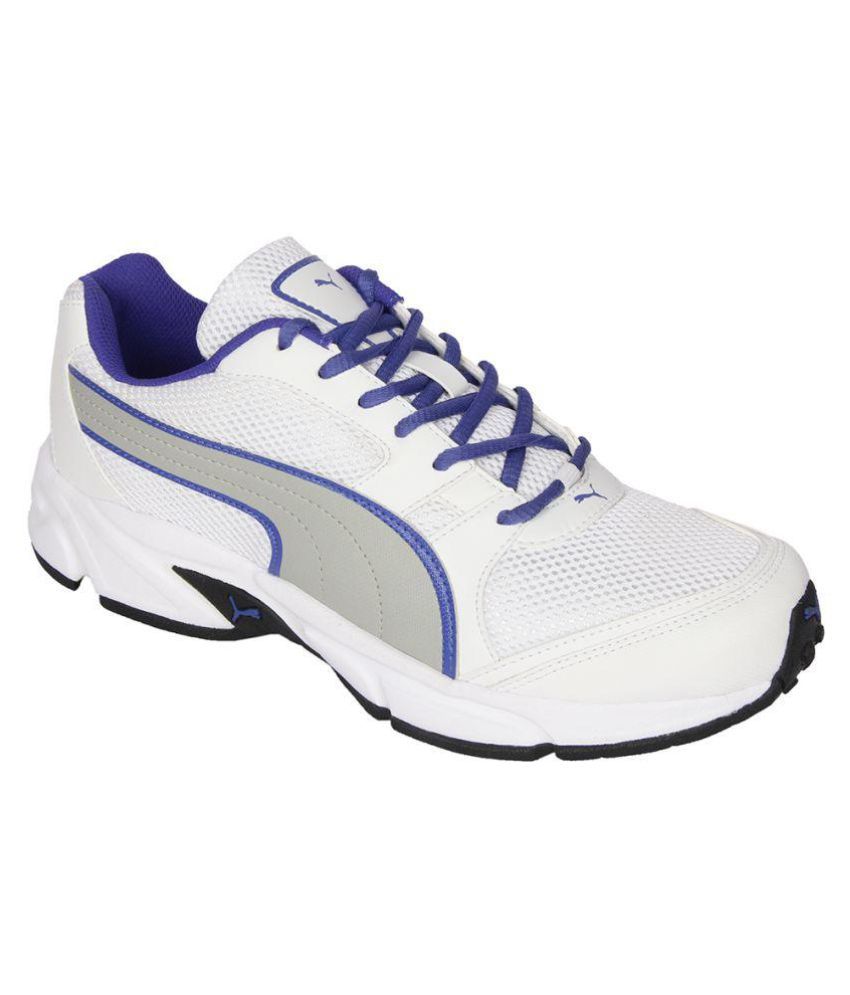 Puma MEN WHITE SHOES Strike II DP White Running Shoes - Buy Puma MEN ...