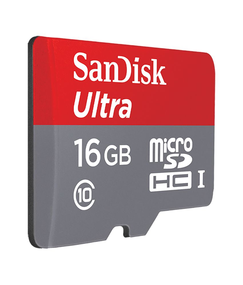 SanDisk Ultra microSDHC 16GB 80MB/S UHS-1 Card - Memory ...