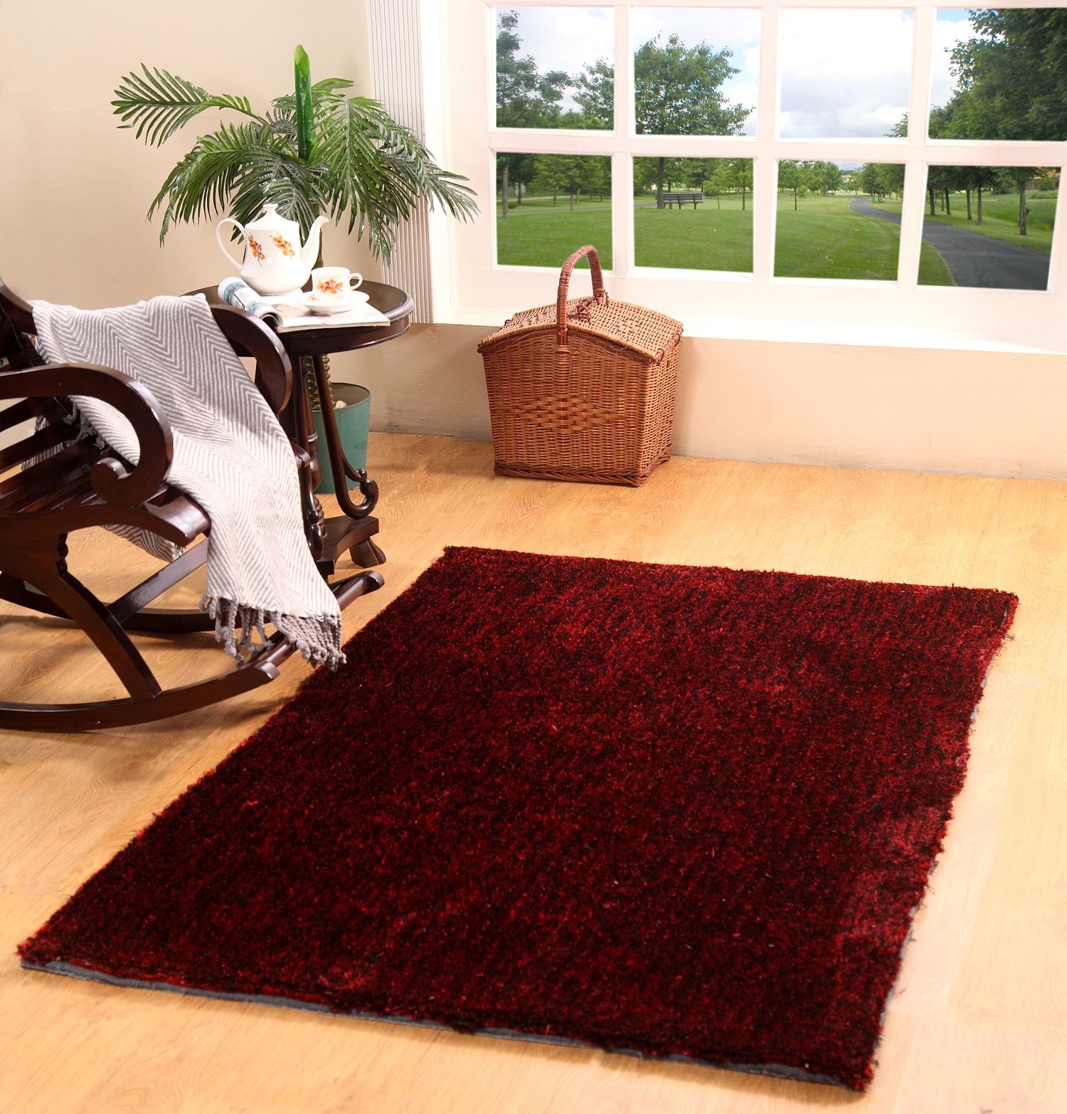Homefurry Maroon Polyester Carpet Plain 4x6 Ft Buy Homefurry Maroon Polyester Carpet Plain 4x6 Ft Online At Low Price Snapdeal