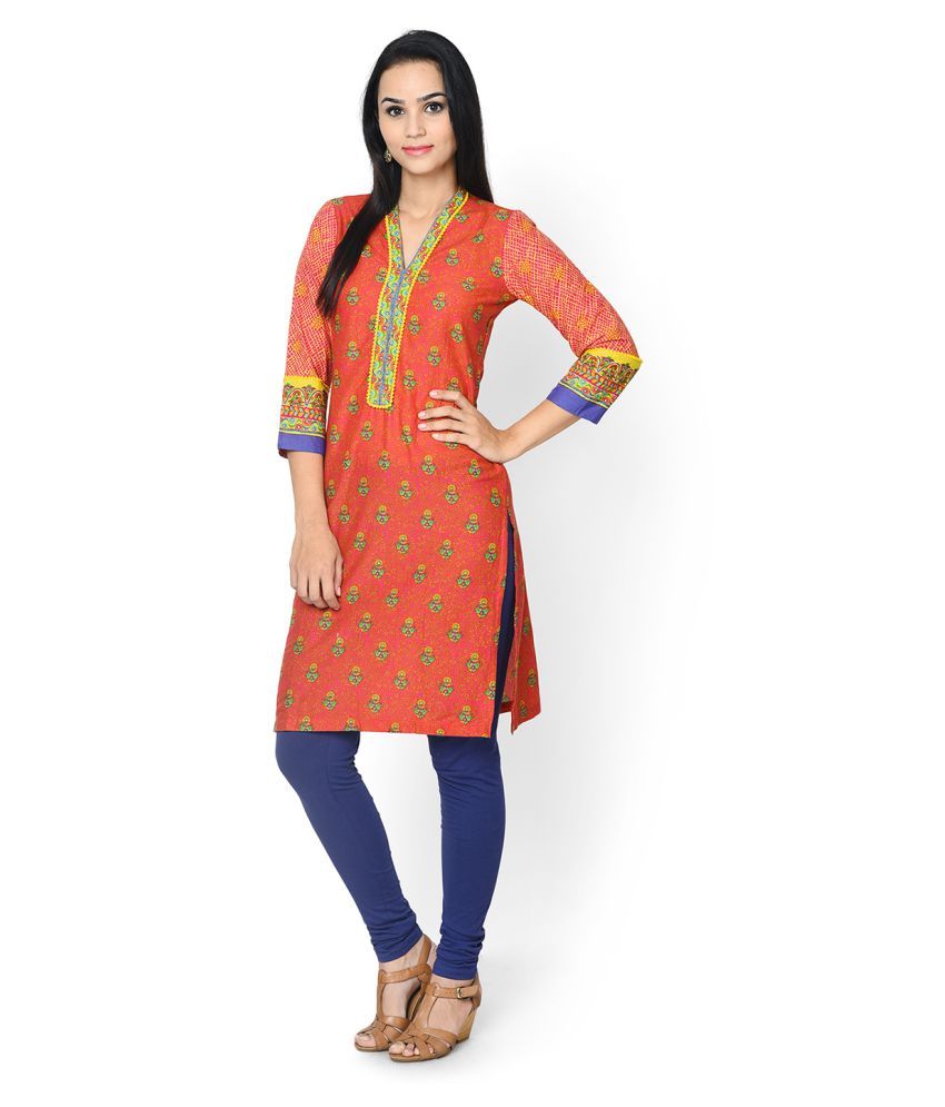 rangriti kurtas on myntra