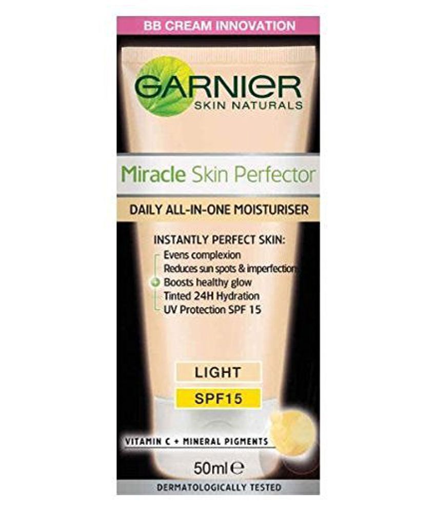 Garnier Miracle Skin Perfector Daily All-In-One B.B. Cream - Light 48gm ...