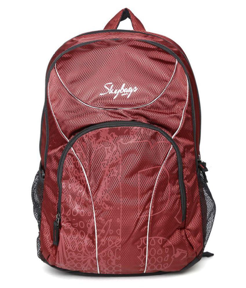 Skybags Flux 01 Laptop Backpack Red - Buy Skybags Flux 01 Laptop Backpack Red Online at Low ...