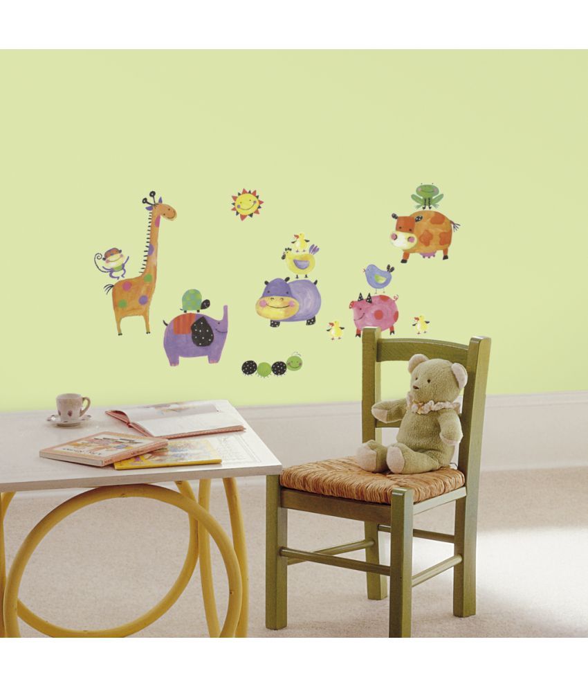 Asian Paints Polka Dot Piggy Vinyl Wall Stickers Buy Asian Paints