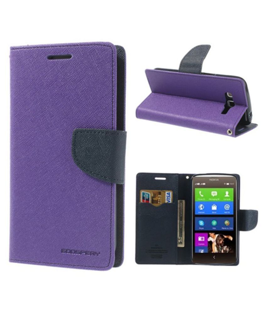 Samsung Galaxy E7 Flip Cover by Shopit Purple Flip Covers Online at