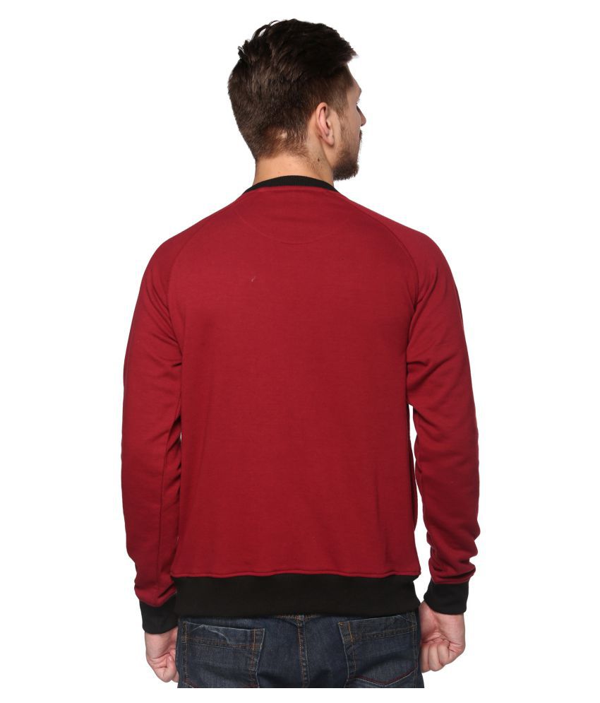 Club York Maroon Sweatshirt - Buy Club York Maroon Sweatshirt Online at ...