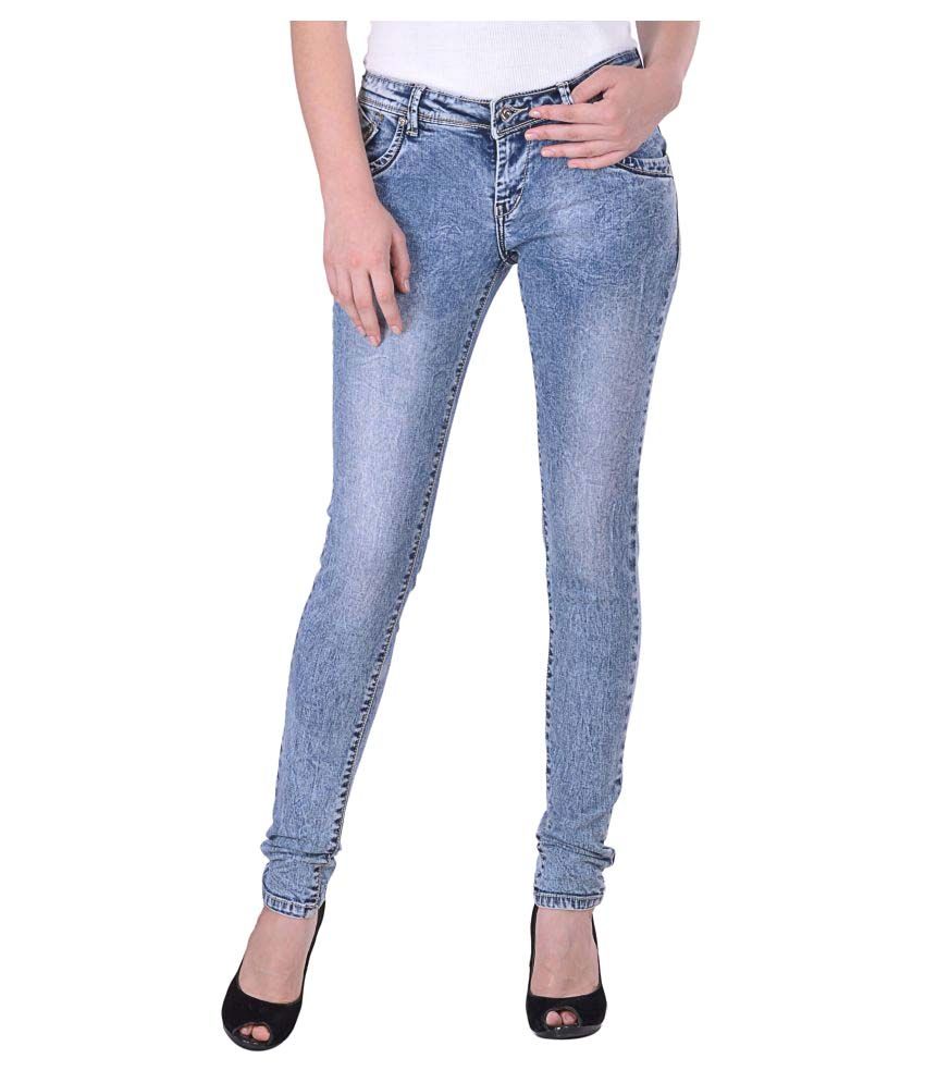 Buy Hoffmen Blue Denim Jeans Online at 