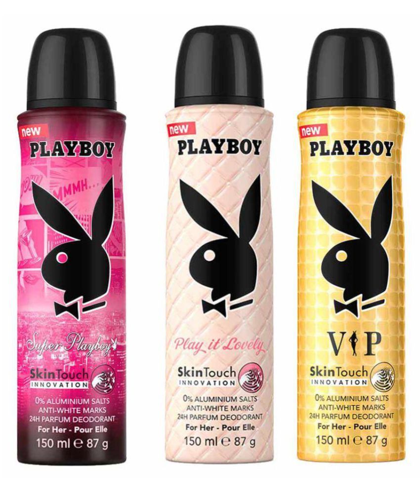 Playboy Deodorant Spray Assorted 3 ml Pack of 3 Buy Online at Best