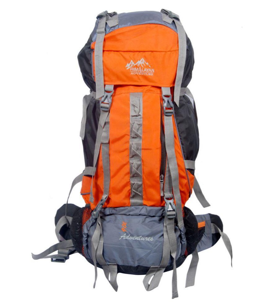 Himalayan Adventure Above 75 litre Orange Hiking Bag - Buy Himalayan ...