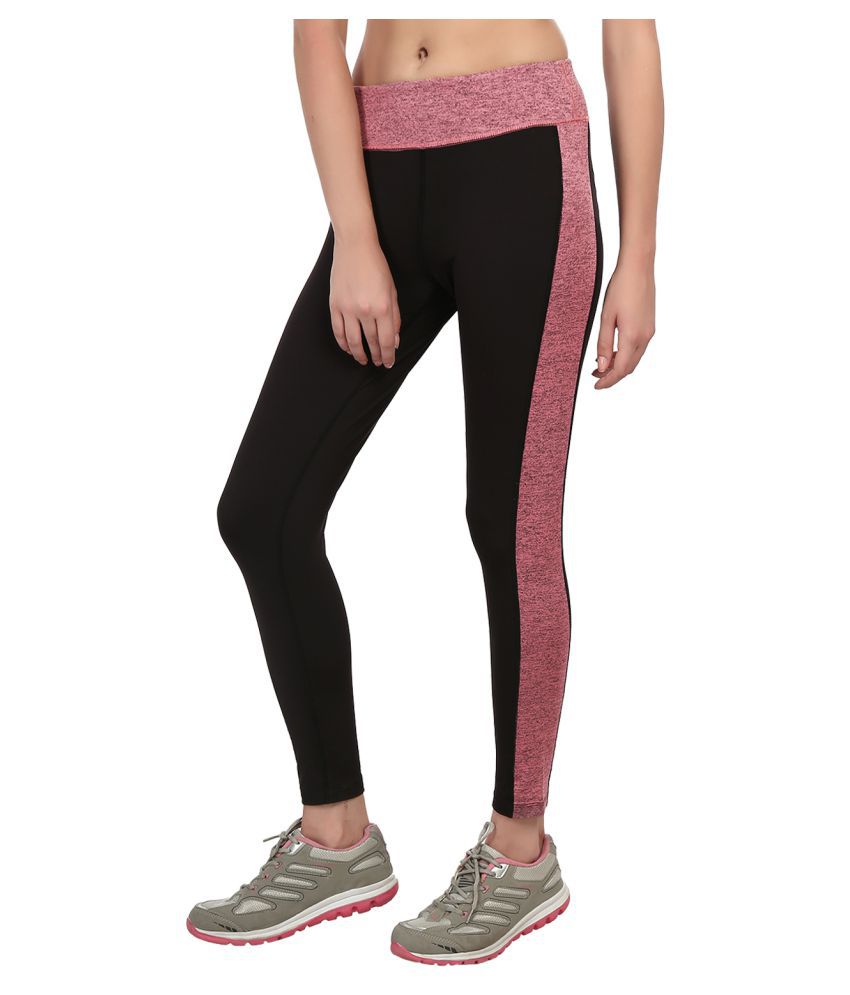 Buy Fitrr Black Polyester Tights Online at Best Prices in India - Snapdeal