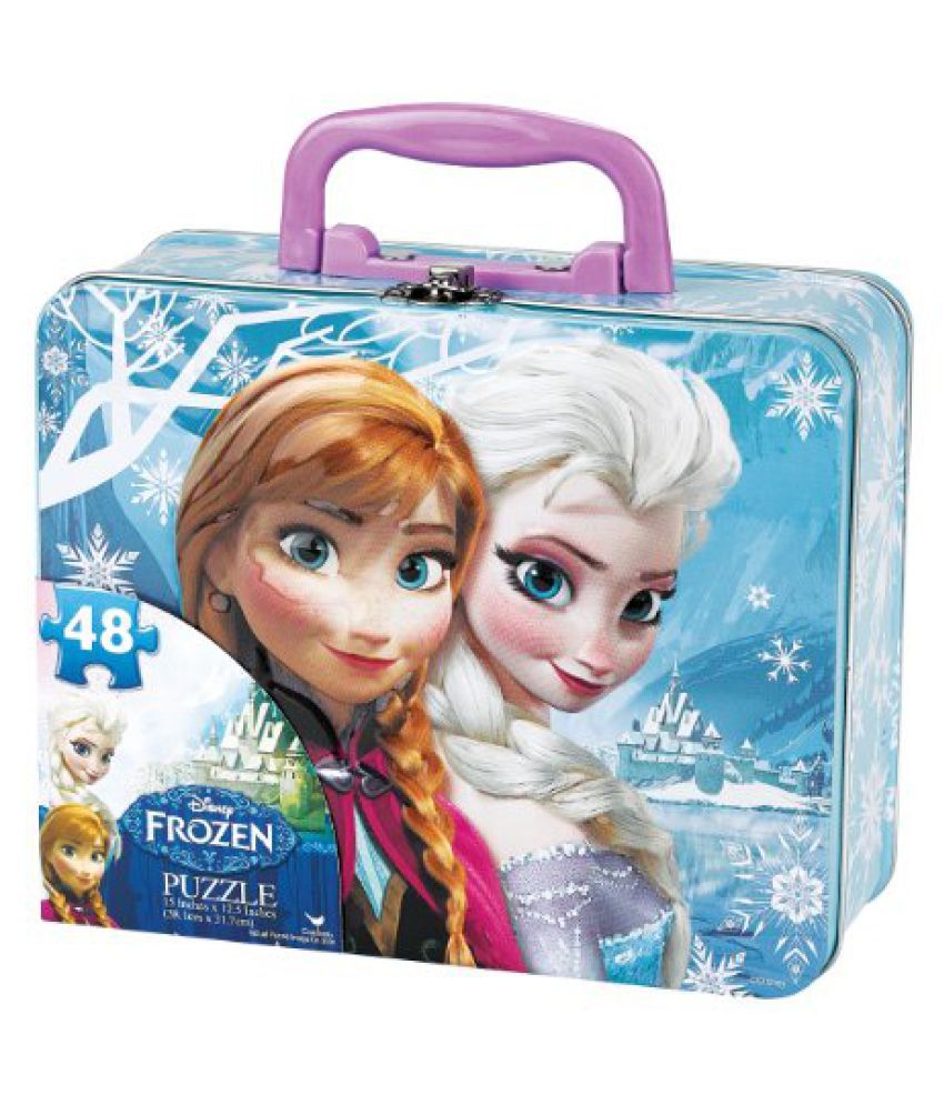 Disney Frozen Puzzle in Tin with Handle (48-Piece) - Buy Disney Frozen ...