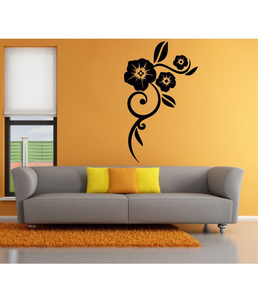     			Decor Villa Flower on wall Vinyl Wall Stickers